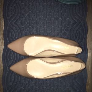 Nude Patent Leather Flats
